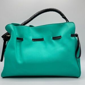 Stylish Green and Black Shoulder Bag